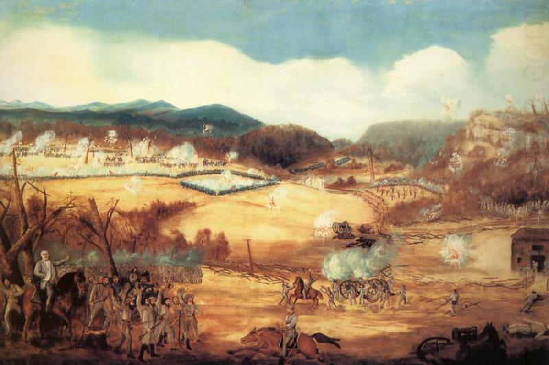 unknow artist Battle of Pea Ridge,Arkansas china oil painting image